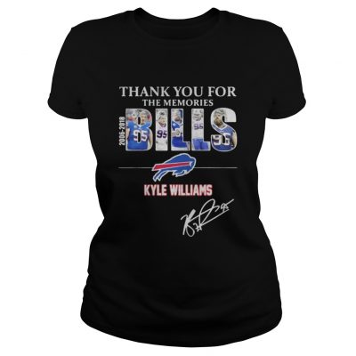 Ladies Tee Thank you for the memories Bills Kyle Williams 95 shirt