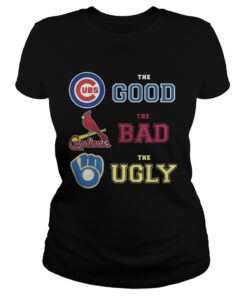 Ladies Tee The good the bad the ugly chicago cubs cardinals shirt