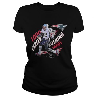 Ladies Tee TomBrady 1 000 Career Rushing Yards Shirt