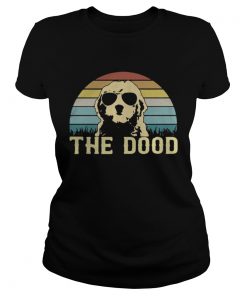 Ladies Tee Vintage The Dood Goldendoodle shirt