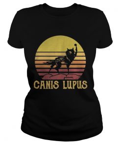 Ladies Tee Wolf Canis lupus vintage shirt