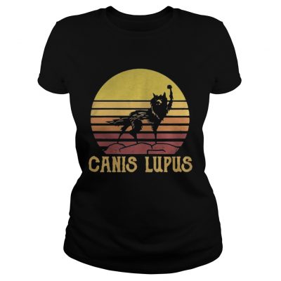 Ladies Tee Wolf Canis lupus vintage shirt