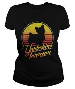 Ladies Tee Yorkshire Terrier vintage retro classic shirt