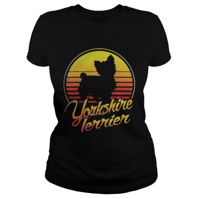 Ladies Tee Yorkshire Terrier vintage retro classic shirt