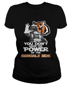 Ladies Tee You Dont Know The Power Of The Bengals Side Football TShirt