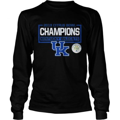 Longsleeve Tee 2019 citrus bowl champions kentucky wildcats UK shirt