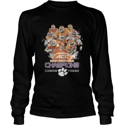 Longsleeve Tee ACC 2018 football champions Clemson Tigers shirt