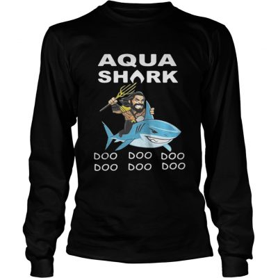 Longsleeve Tee Aquaman Shark doo doo doo shirt