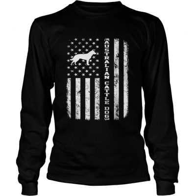 Longsleeve Tee Australian Cattle Dog Flag shirt