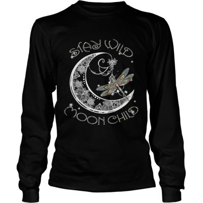 Longsleeve Tee Butterfly stay wild moon child shirt