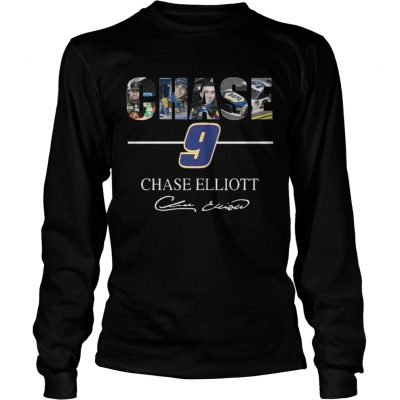 Longsleeve Tee Chase elliott signature Shirt