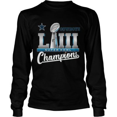 Longsleeve Tee Cowboys LII super bowl champions shirt