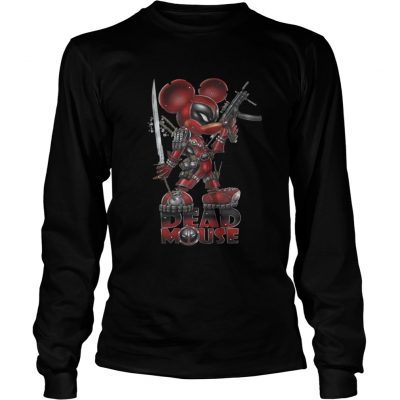 Longsleeve Tee Dead mouse Deadpool Mickey Mouse shirt