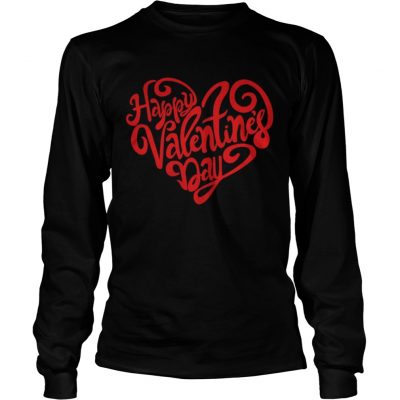 Longsleeve Tee Happy Valentines Day Shirt