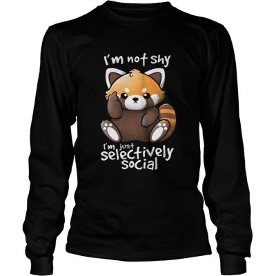 Longsleeve Tee Im not shy Im just selectively social shirt