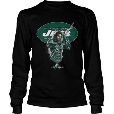 Longsleeve Tee Jetsman Aquaman And Jets Football Team TShirt