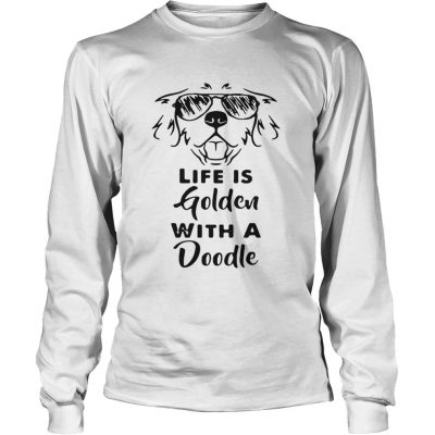 Longsleeve Tee Life is golden with a Doodle shirt