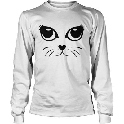 Longsleeve Tee Meow Cat shirt