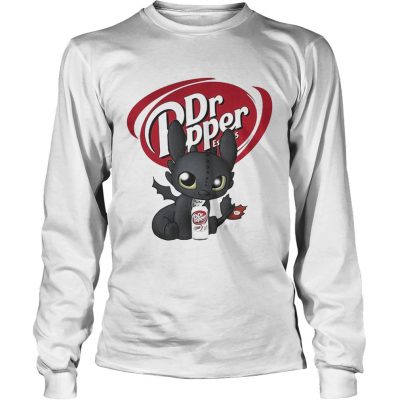 Longsleeve Tee Night Fury Toothless Dr Pepper shirt