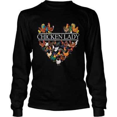 Longsleeve Tee Official Chicken lady shirt