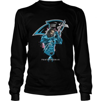 Longsleeve Tee Panthersman Aquaman And Panthers Football Team TShirt