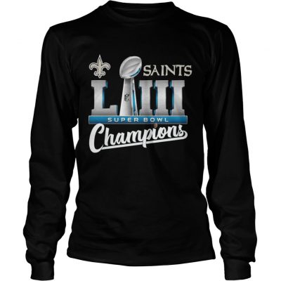 Longsleeve Tee Saints LII super bowl champions shirt