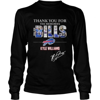 Longsleeve Tee Thank you for the memories Bills Kyle Williams 95 shirt