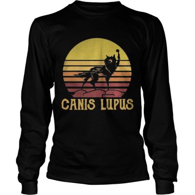 Longsleeve Tee Wolf Canis lupus vintage shirt