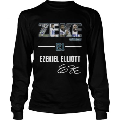 Longsleeve Tee Zeke Dallas Cowboys 21 Ezekiel Elliott shirt