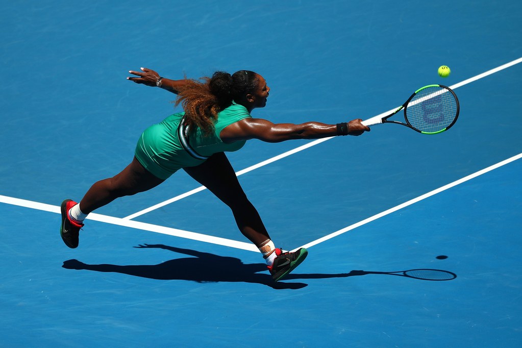 Playing against Karolina Pliskova, Serena Williams lost nine crucial points in a row.