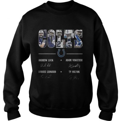 Sweatshirt IndianapolisColts Team Names Signature Shirt