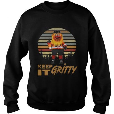 Sweatshirt Keep It Gritty Flyers Mascot Vintage Shirt