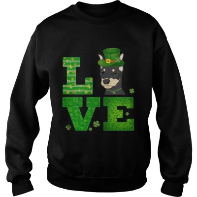 Sweatshirt Love Doberman St Patricks Day Green Shamrock TShirt