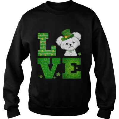 Sweatshirt Love Maltese St Patricks Day Green Shamrock TShirt