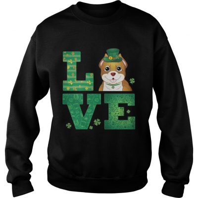 Sweatshirt Love Pit Bull St Patricks Day Green Shamrock TShirt