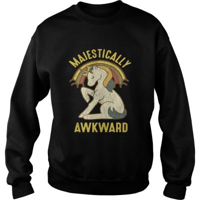 Sweatshirt Majestically awkward unicorn shirt