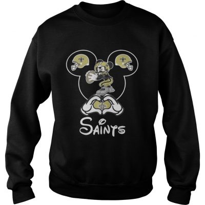 Sweatshirt Mickey mouse New Orleans Saints shirt