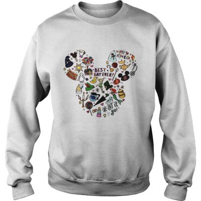 Sweatshirt Multi character Mickey Mouse head shirt