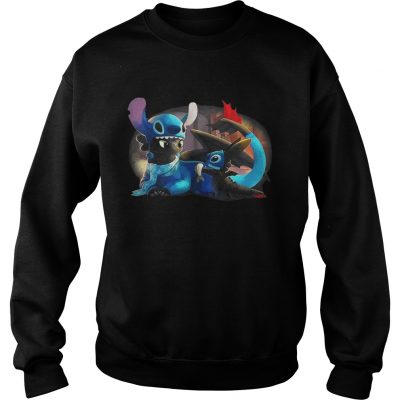 Sweatshirt Night Fury Toothless And Stitch Best Fiend Tshirt