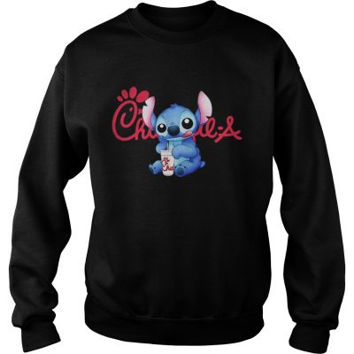 Sweatshirt Official Stitch drinking chick fil a shirt