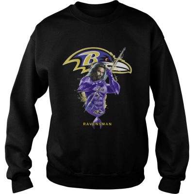 Sweatshirt Ravensman Aquaman And Ravens Football Team TShirt