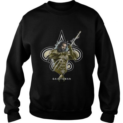 Sweatshirt Saintsman Aquaman And Saints Football Team TShirt