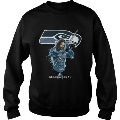 Sweatshirt Seahawksman Aquaman And Seahawks Football Team TShirt