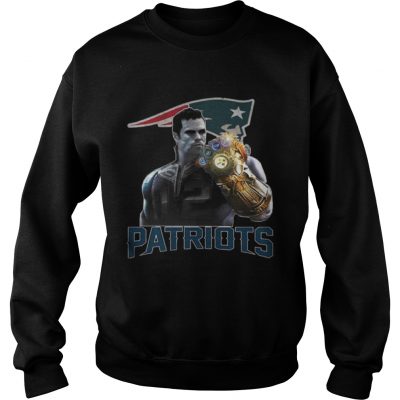 Sweatshirt TomBrady Thanos infinity gauntlet Patriots Shirt