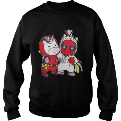 Sweatshirt Unicorn and Deadpool shirt