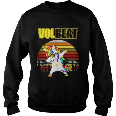 Sweatshirt Unicorn dabbing Volbeat retro shirt