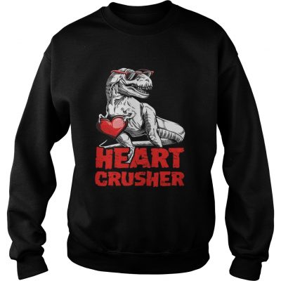 Sweatshirt Valentines Trex Heart Crusher shirt