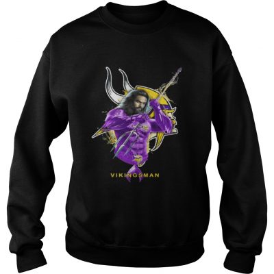 Sweatshirt Vikingsman Aquaman And Vikings Football Team TShirt