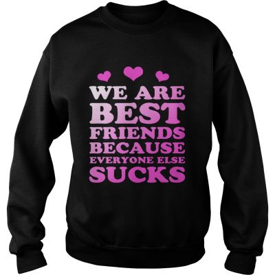 Sweatshirt We are best friends because everyone else sucks shirt