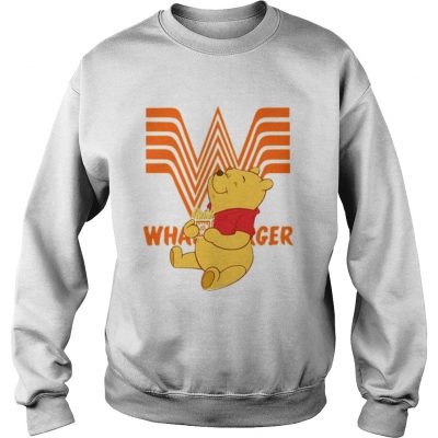 Sweatshirt Winnie the Pooh eating Whataburger shirt